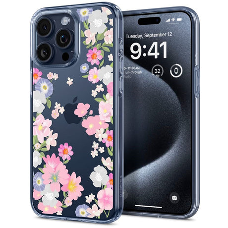 iPhone 15 Pro Spigen Liquid Crystal Case - Blossom