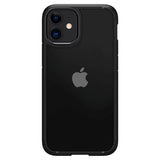 iPhone 12 Mini Spigen Ultra Hybrid Cover - Gennemsigtig / Sort