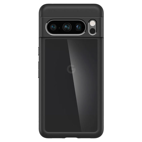 Google Pixel 8 Pro Spigen Ultra Hybrid Case - Gennemsigtig / Sort