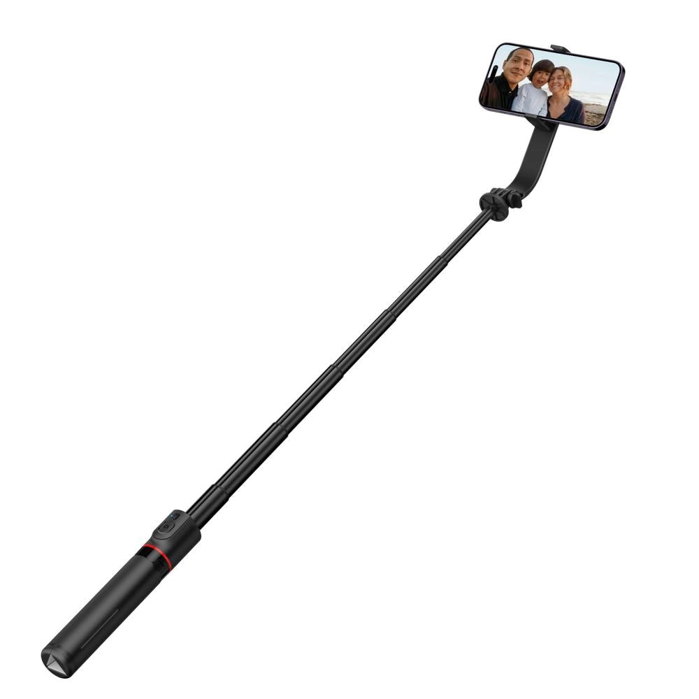 Tech-Protect L04S Selfiestang m. Tripod & Bluetooth - MagSafe Kompatibel - Sort