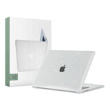 MacBook Air 15 M2/M3 (2023-2024) - Tech-Protect Smartshell Case - Glitter Clear