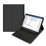 iPad Air 10.9-11" (2024-2020) Tech-Protect Keyboard Cover m. Pencil Holder - Engelsk Layout - Sort