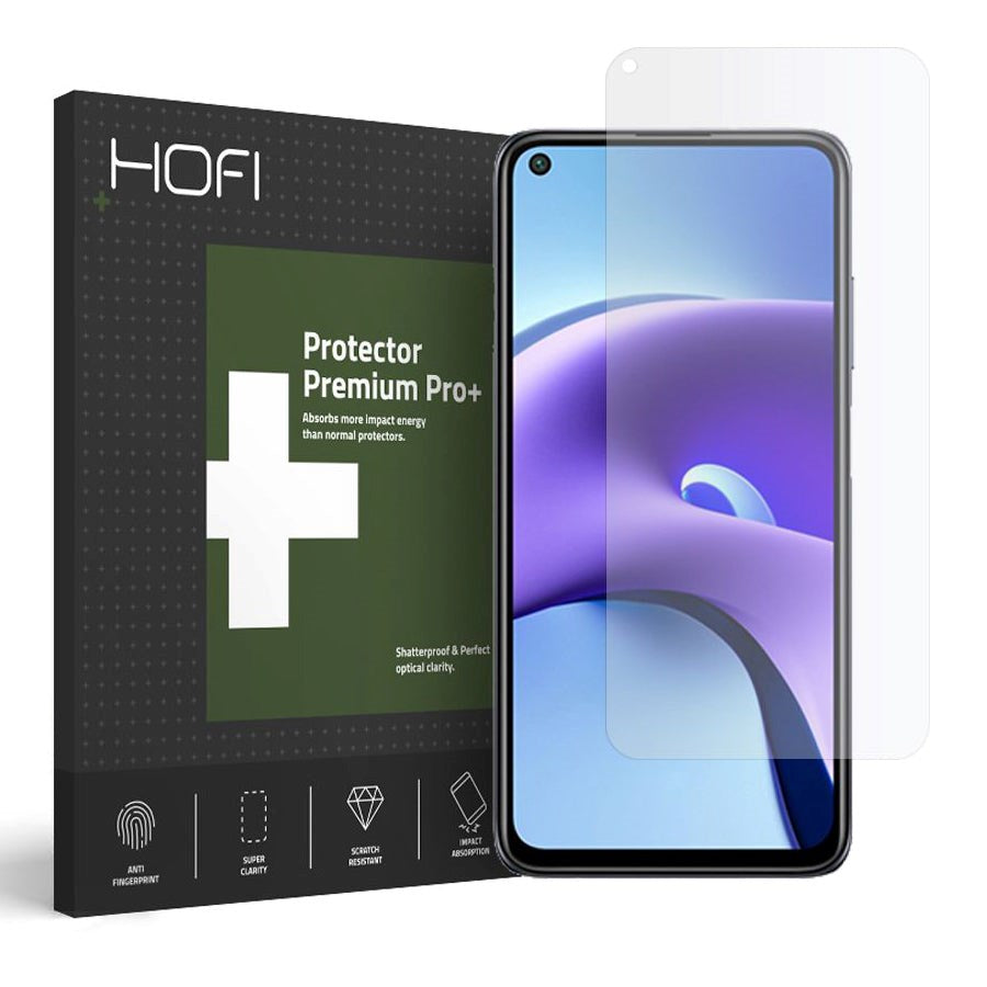 Xiaomi Redmi Note 9T (5G) Hofi Hybrid Pro+ Skærmbeskyttelse - Case Friendly - Gennemsigtigt