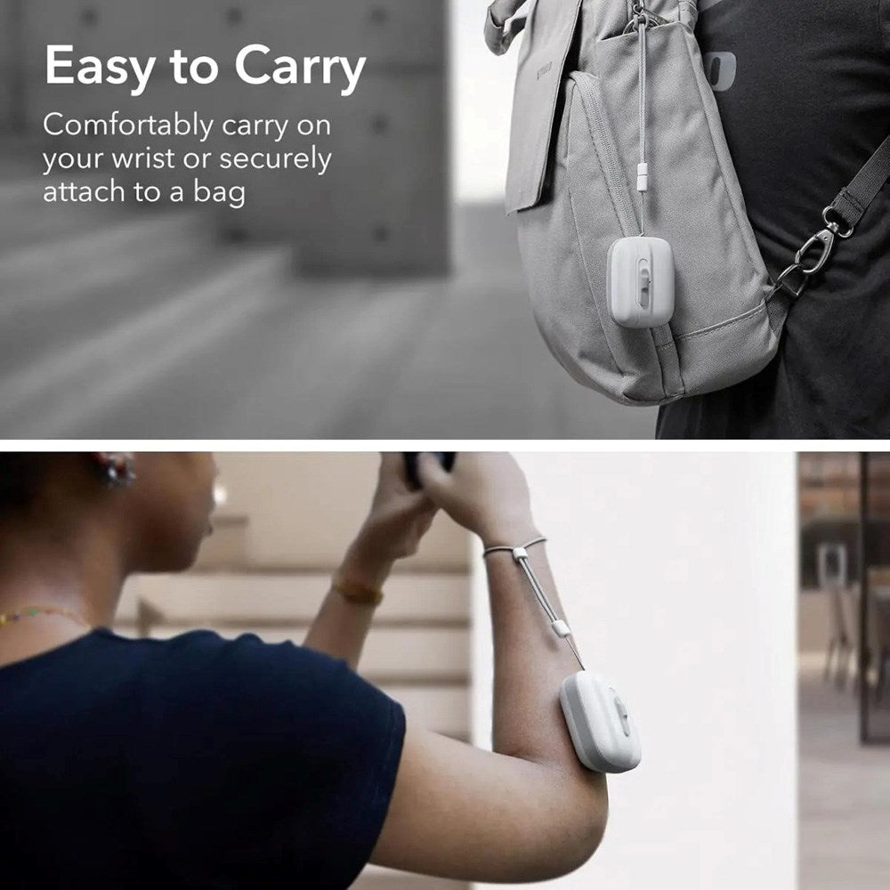 AirPods Pro (1. & 2. Gen.) ESR HaloLock Pulse Case - MagSafe Kompatibel - Hvid