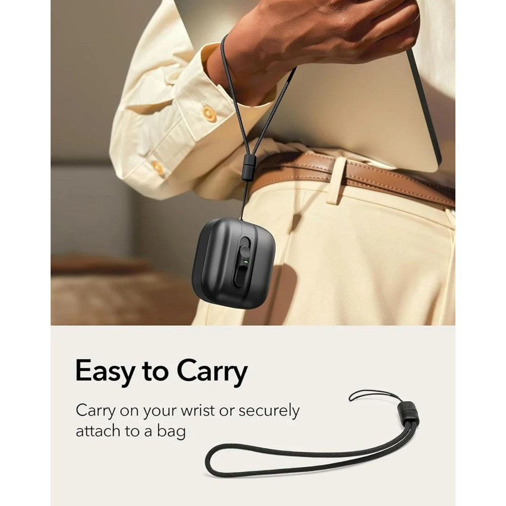 AirPods (4. Gen.) ESR HaloLock Pulse Case - MagSafe Kompatibel - Sort