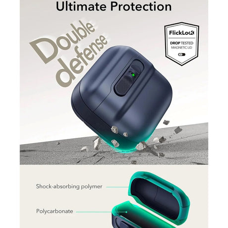AirPods (4. Gen.) ESR HaloLock Pulse Case - MagSafe Kompatibel - Blå
