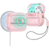 AirPods (4. Gen.) ESR HaloLock Pulse Case - MagSafe Kompatibel - Lyserød
