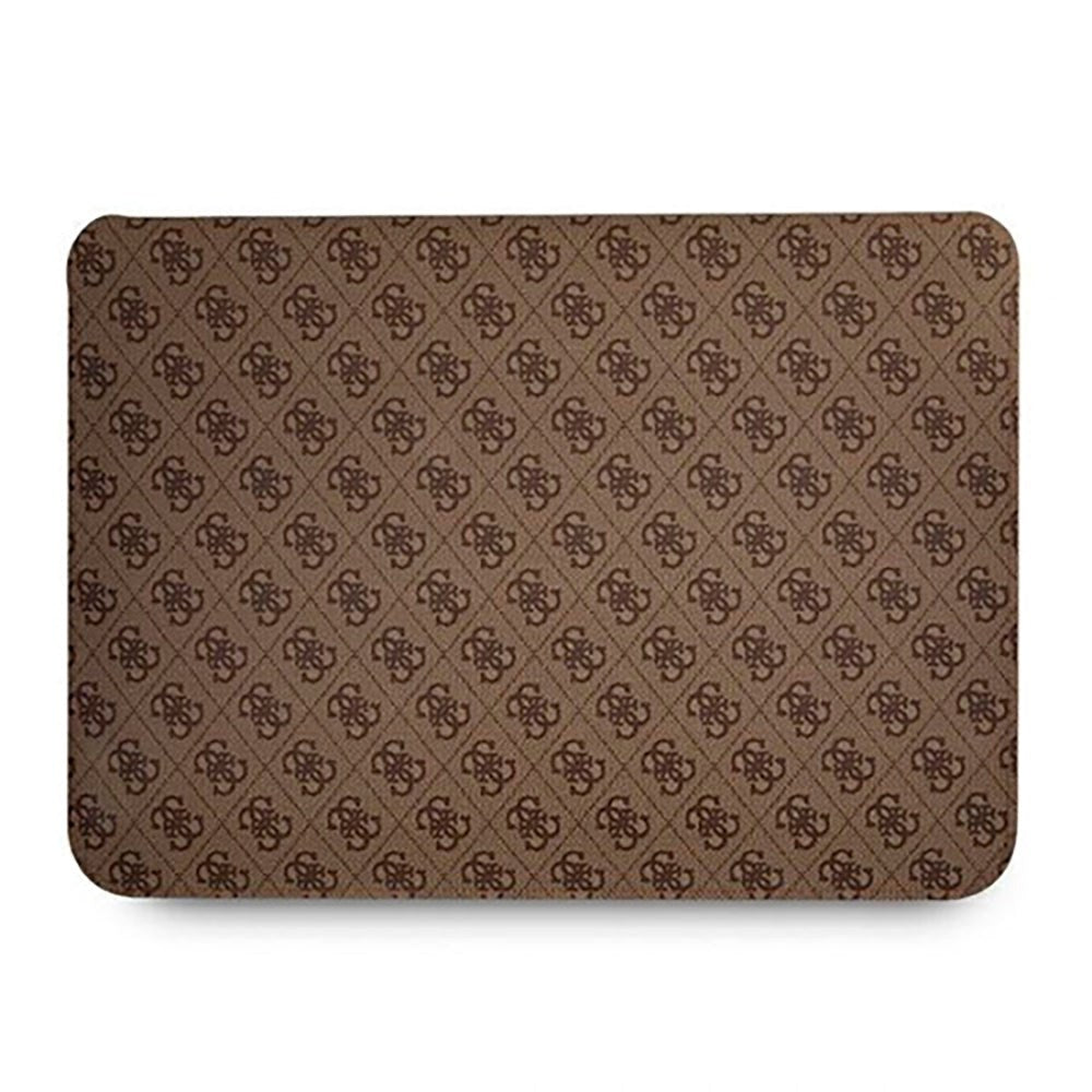 Guess Protective Macbook Sleeve 13" / 14" (33 x 23 cm) -  Brun - Uptown Triangle Logo