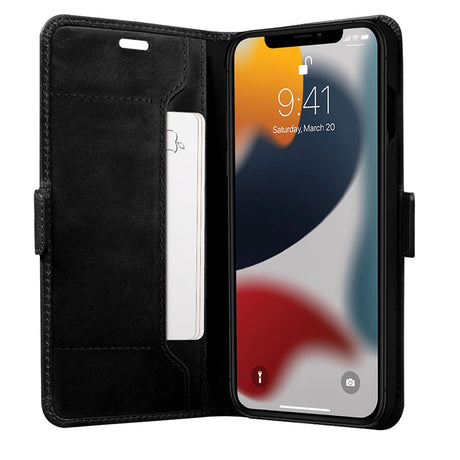 iPhone 13 dbramante1928 Copenhagen Slim Læder Flip Cover m. Pung - Black