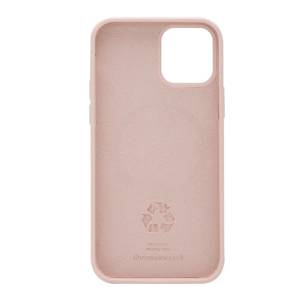 dbramante1928 iPhone 13 Mini Monaco Bagside Cover - 100% Genbrugsplast - MagSafe Kompatibel - Pink Sand