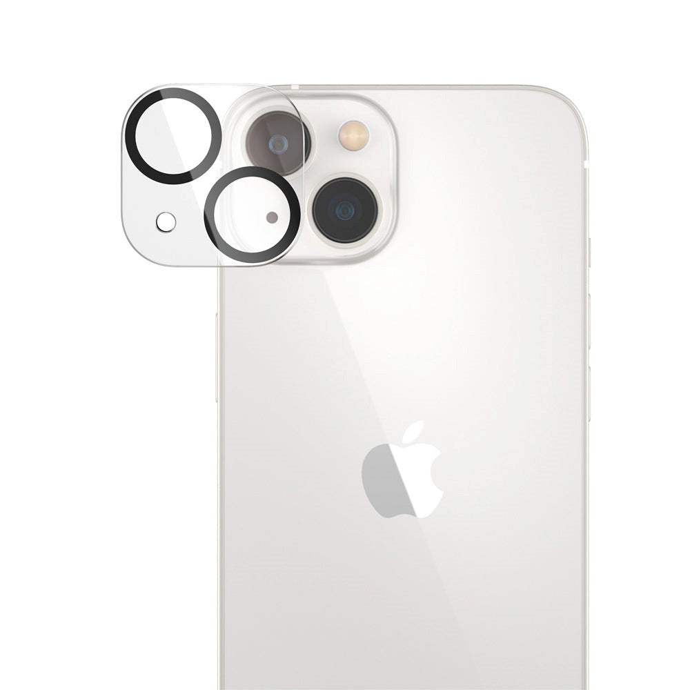 iPhone 14 / 14 Plus PicturePerfect - Kamerabeskyttelsesglas - Platinum Strength - Gennemsigtig / Sort