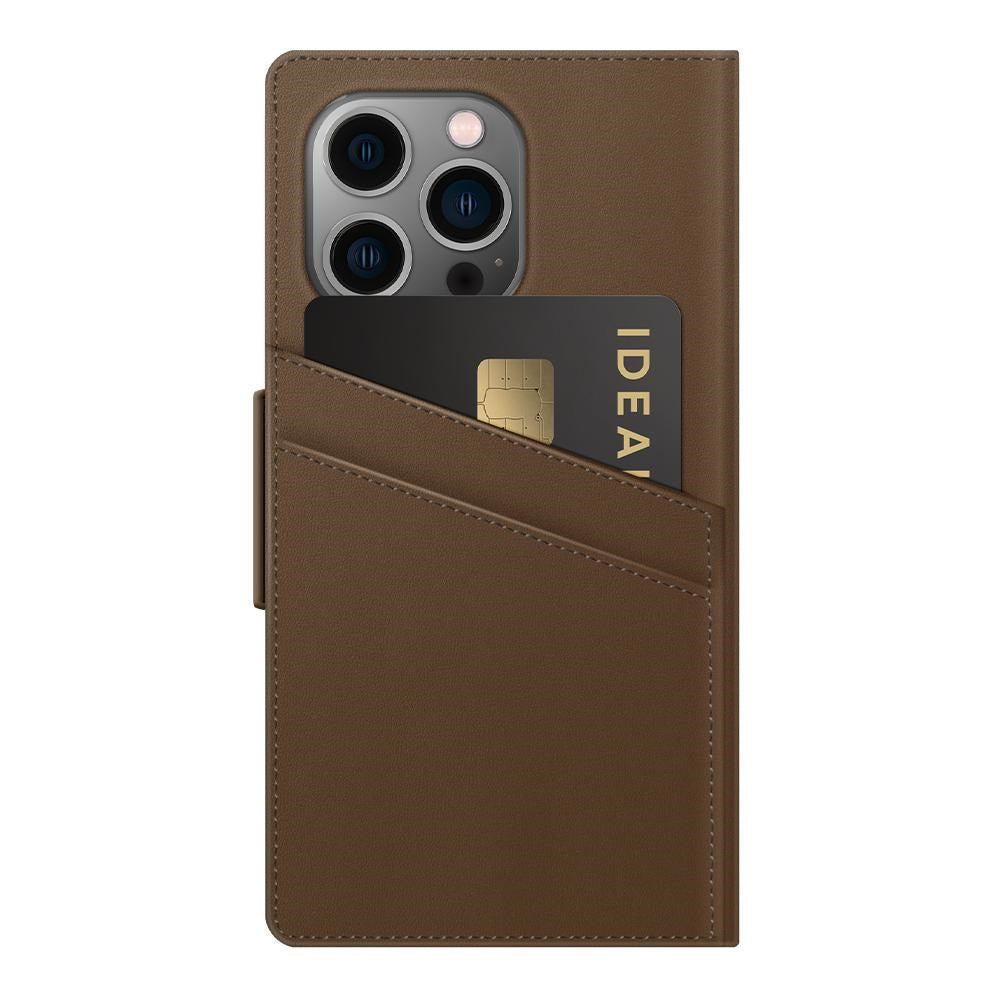 iDeal Of Sweden iPhone 13 Pro 2-i-1 Magnet Atelier Wallet Cover Intense Brown