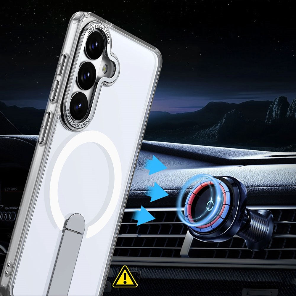 Samsung Galaxy S26 Hurtel Hybrid Armor X Cover - MagSafe Kompatibel - Gennemsigtig