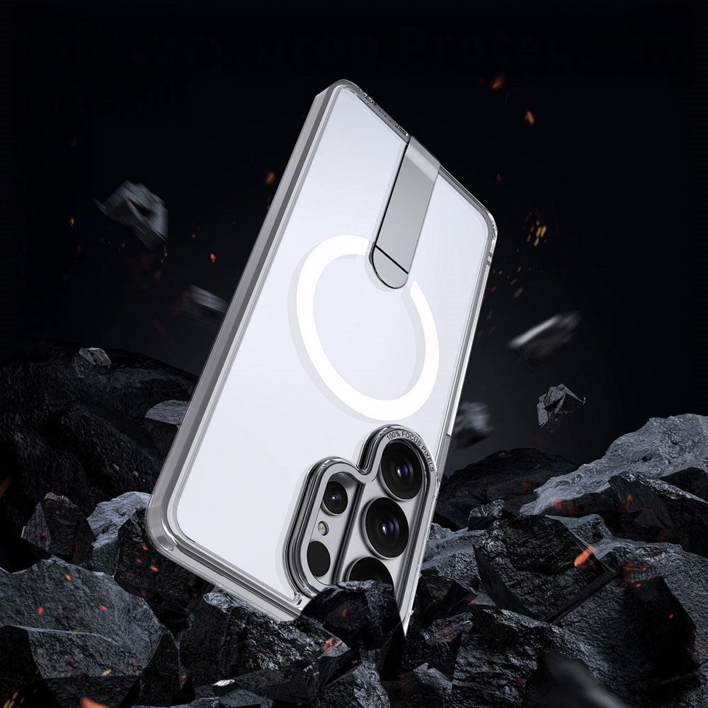 Samsung Galaxy S26 Ultra Hurtel Hybrid Armor X Cover - MagSafe Kompatibel - Gennemsigtig