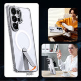 Samsung Galaxy S26 Ultra Hurtel Hybrid Armor X Cover - MagSafe Kompatibel - Gennemsigtig