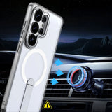 Samsung Galaxy S26 Ultra Hurtel Hybrid Armor X Cover - MagSafe Kompatibel - Gennemsigtig