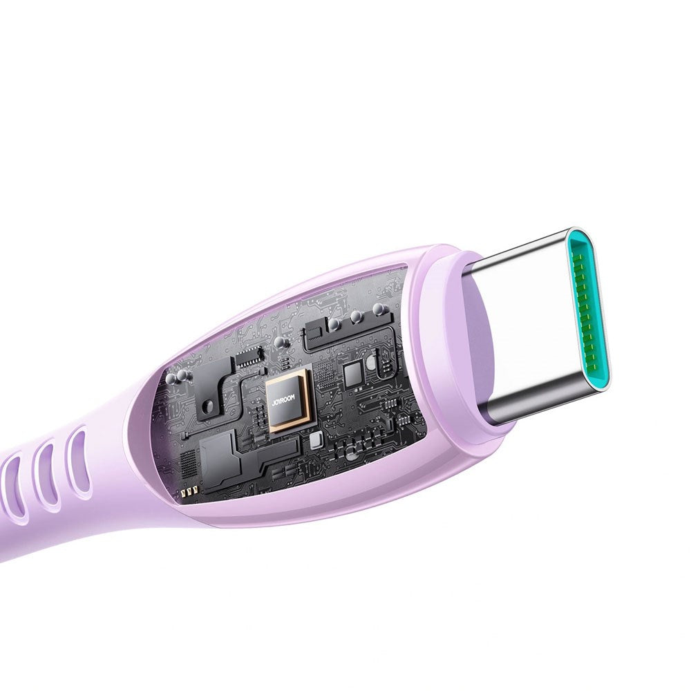 Joyroom USB-C til USB-C Kabel - 1.2m / 60W - Lilla