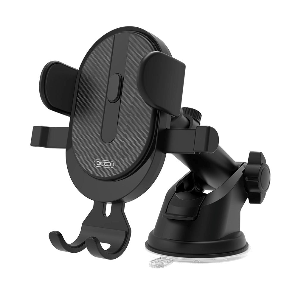 XO C60 Mobilholder til Bil - Instrumentbræt og Ventilationsanlæg - Maks Mobil: 60 - 93mm - Sort