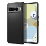 Google Pixel 7 Pro Spigen Thin Fit Bagside Cover - Sort