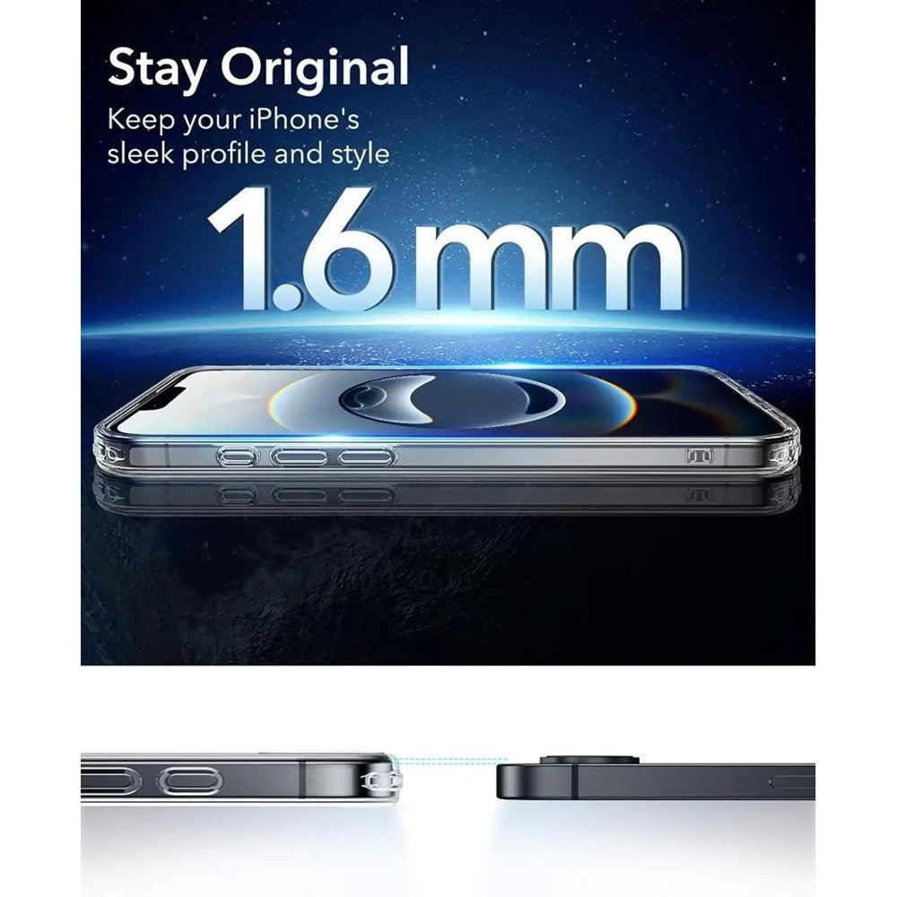 iPhone 16e - ESR Classic Hybrid Cover - MagSafe Kompatibel - Gennemsigtig
