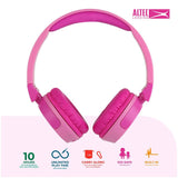 Altec Lansing 2-i-1 Trådløs / m. Ledning Headset til Børn - On-Ear Design - Lyserød