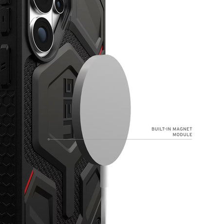 UAG Samsung Galaxy S26 Ultra Monarch Pro Kevlar Hybrid Bagside Cover - MagSafe Kompatibel - Sort