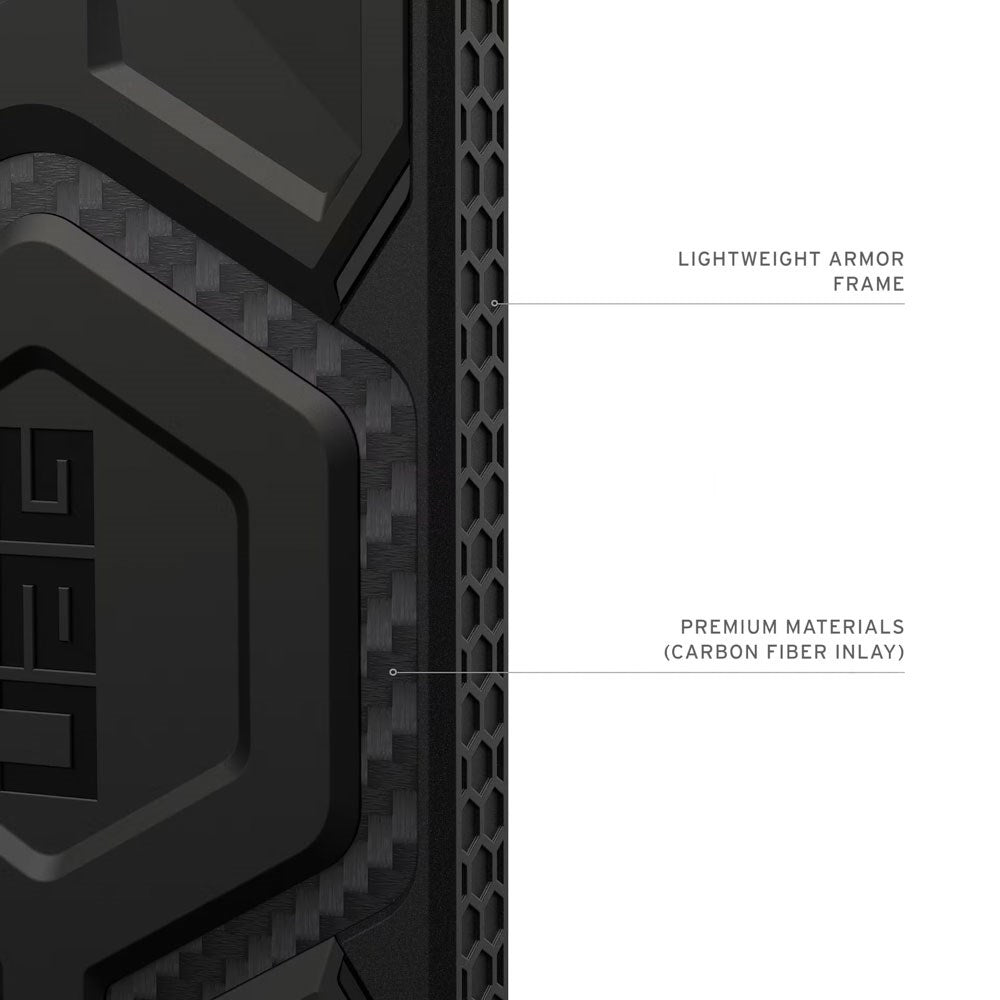 UAG Samsung Galaxy S26 Monarch Pro Carbon Hybrid Bagside Cover - MagSafe Kompatibel - Sort