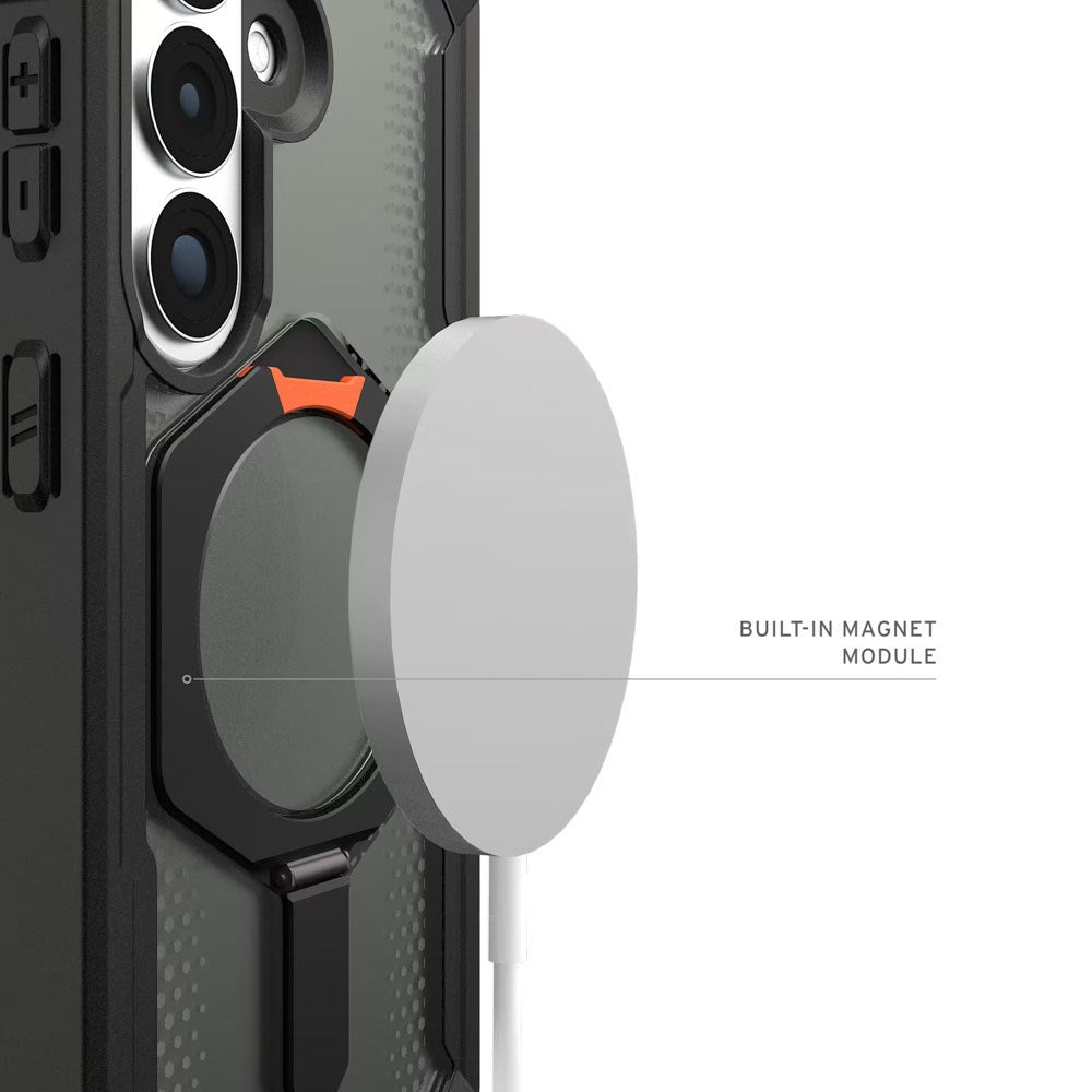 UAG Samsung Galaxy S26 Plasma XTE Bagside Cover - MagSafe Kompatibel - Sort / Orange