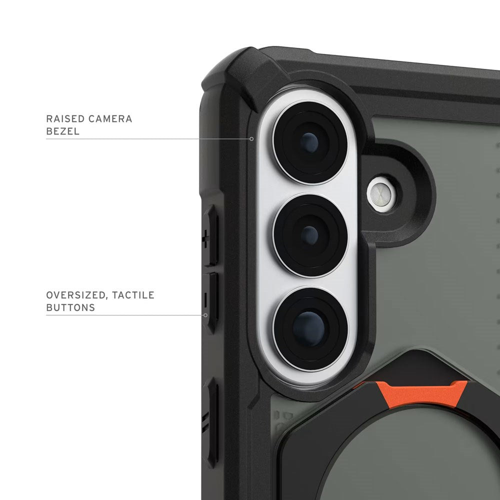 UAG Samsung Galaxy S26 Plasma XTE Bagside Cover - MagSafe Kompatibel - Sort / Orange