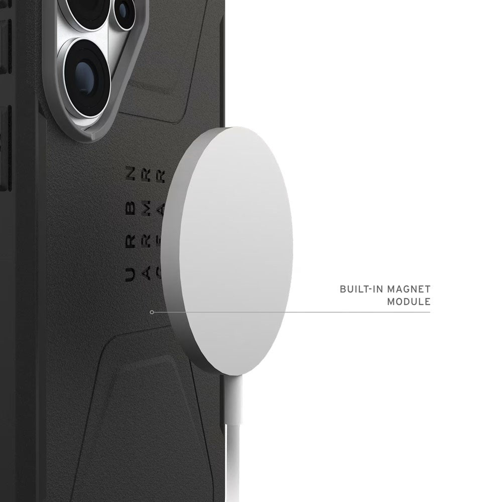 UAG Samsung Galaxy S26 Ultra Civilian Case - MagSafe Kompatibel - Sort