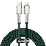 Baseus Cafule Kabel USB-C til Lightning PD 20W - 2m - Grøn