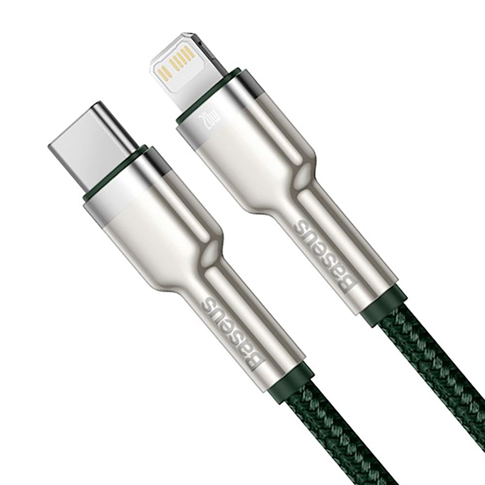 Baseus Cafule Kabel USB-C til Lightning PD 20W - 2m - Grøn