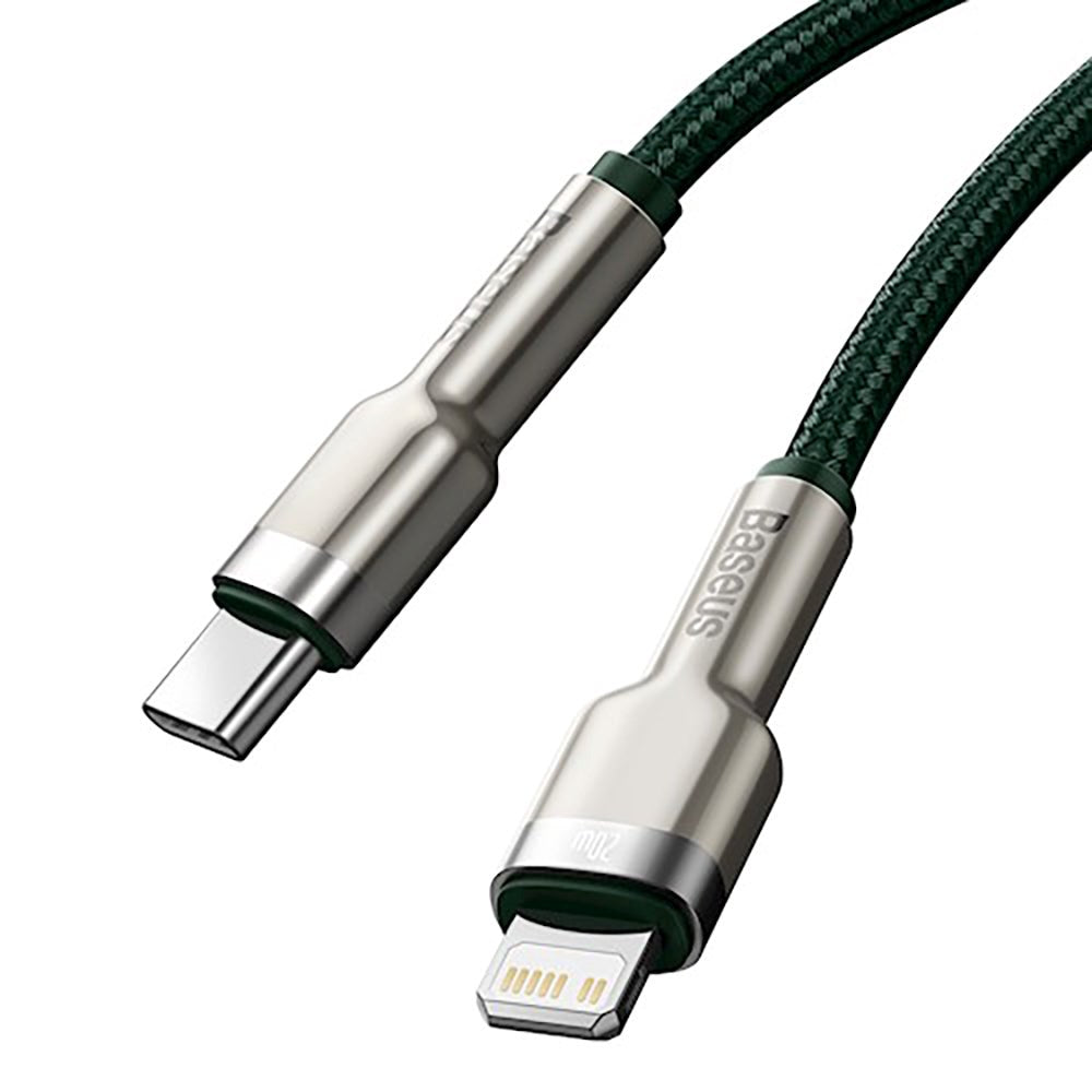 Baseus Cafule Kabel USB-C til Lightning PD 20W - 2m - Grøn