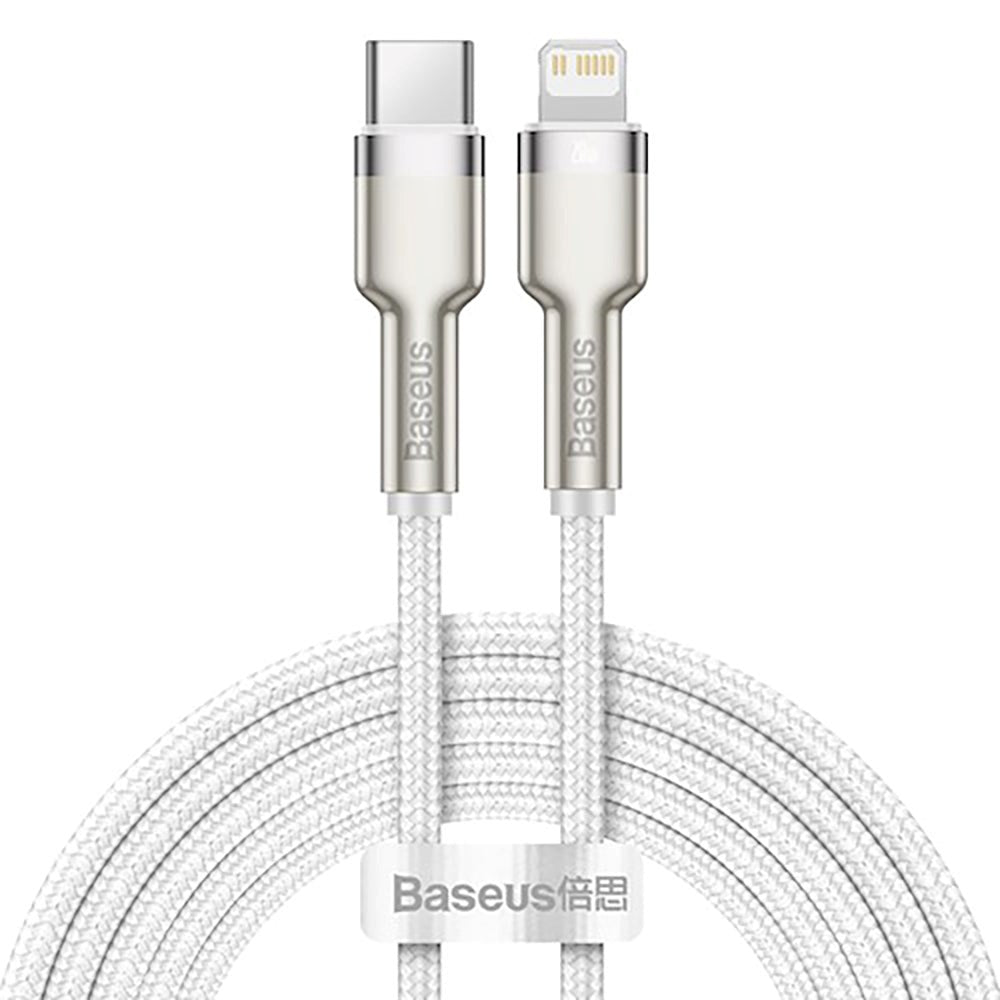 Baseus Cafule Kabel USB-C til Lightning PD 20W - 2m - Hvid