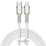 Baseus Cafule Kabel USB-C til Lightning PD 20W - 2m - Hvid