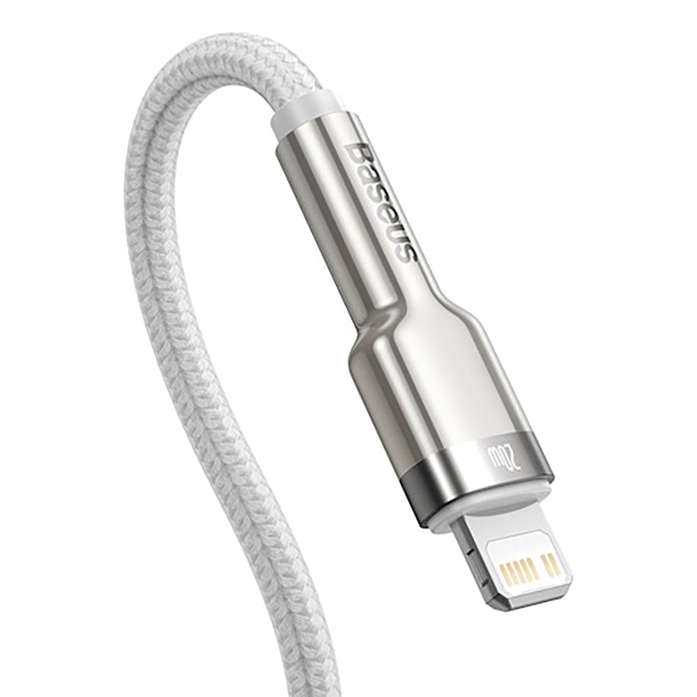 Baseus Cafule Kabel USB-C til Lightning PD 20W - 2m - Hvid