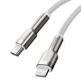 Baseus Cafule Kabel USB-C til Lightning PD 20W - 2m - Hvid