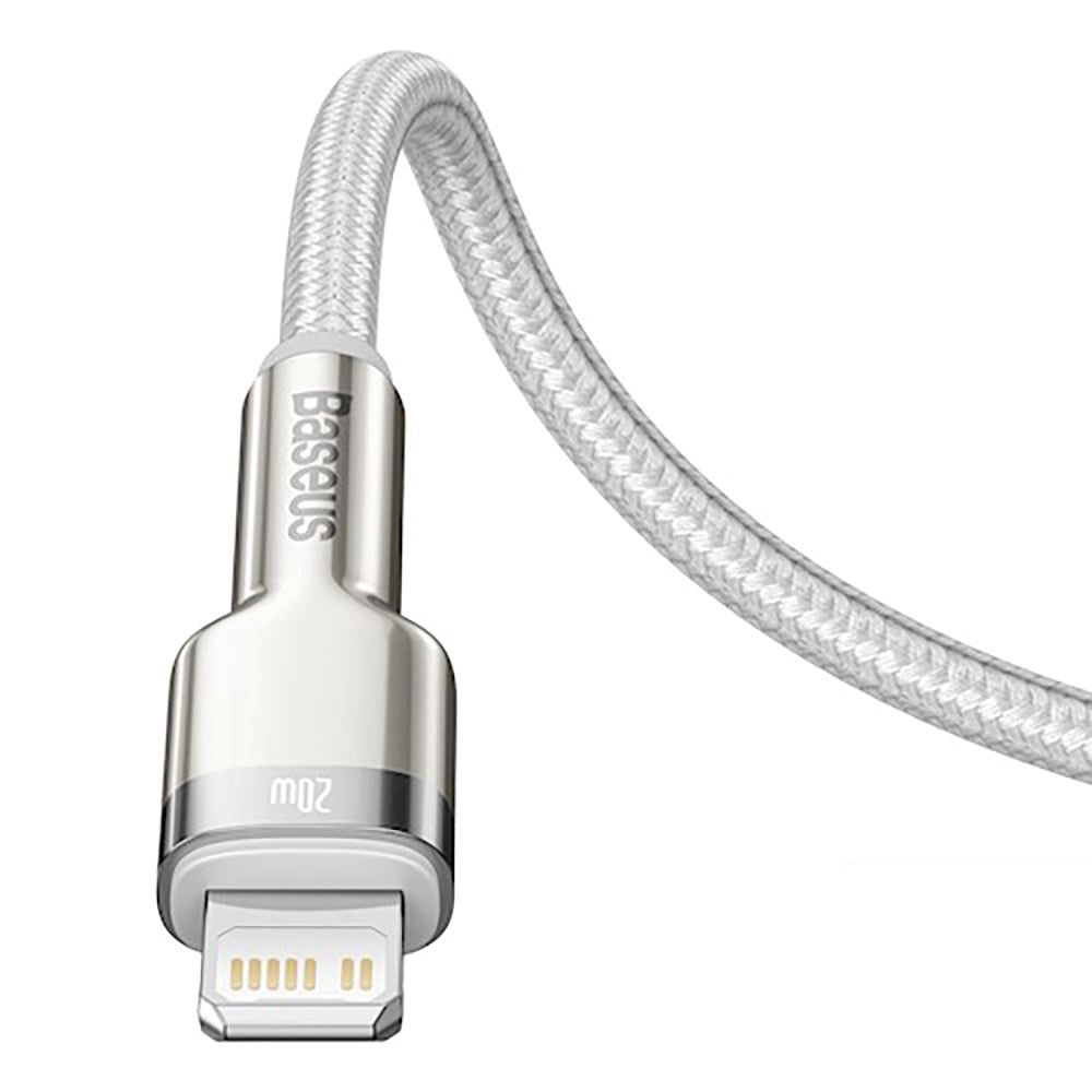 Baseus Cafule Kabel USB-C til Lightning PD 20W - 2m - Hvid