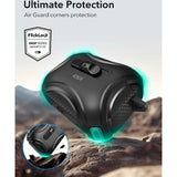 ESR AirPods Pro (3. gen.) Cyber FlickLock Case m. Karabinhage & Lås - Sort