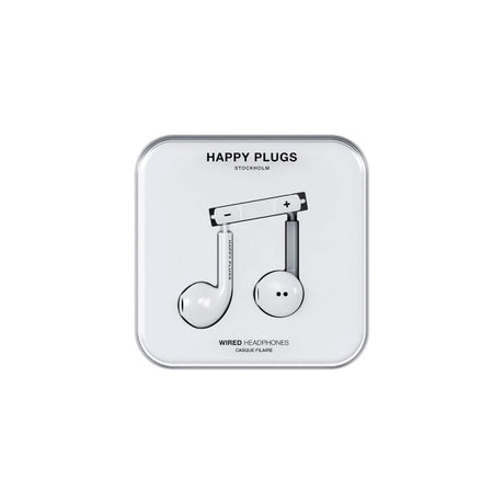 Happy Plugs Kablet Høretelefoner m. USB-C - In-Ear - Hvid