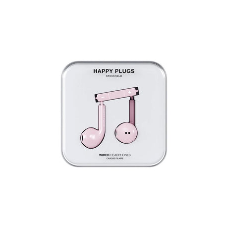 Happy Plugs Kablet Høretelefoner m. USB-C - In-Ear - Lyserød