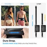 Spigen A620 Aqua Shield Vandtæt Bæltetaske - 2 Pak - Sort