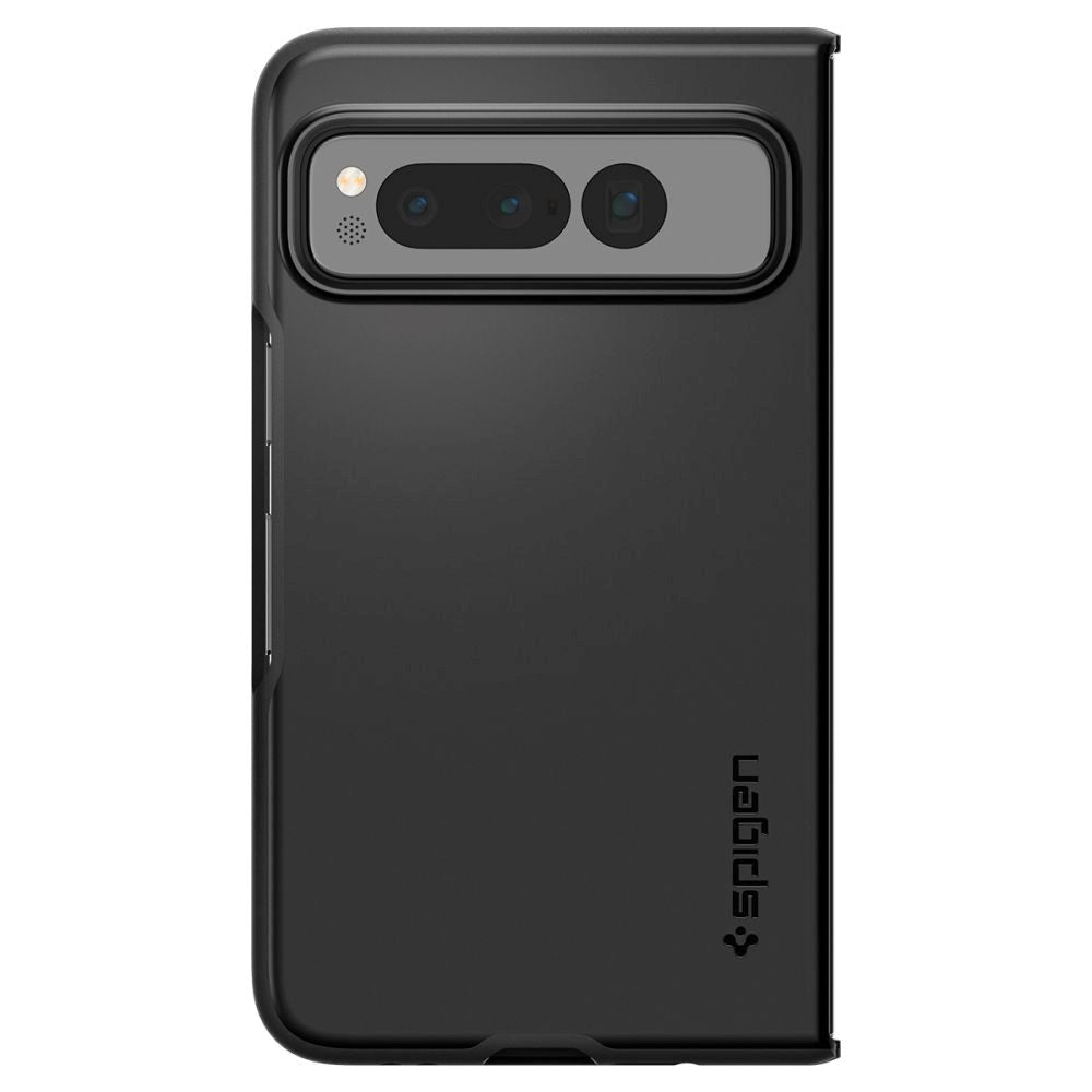 Google Pixel Fold Spigen Thin Fit Bagside Cover - Sort