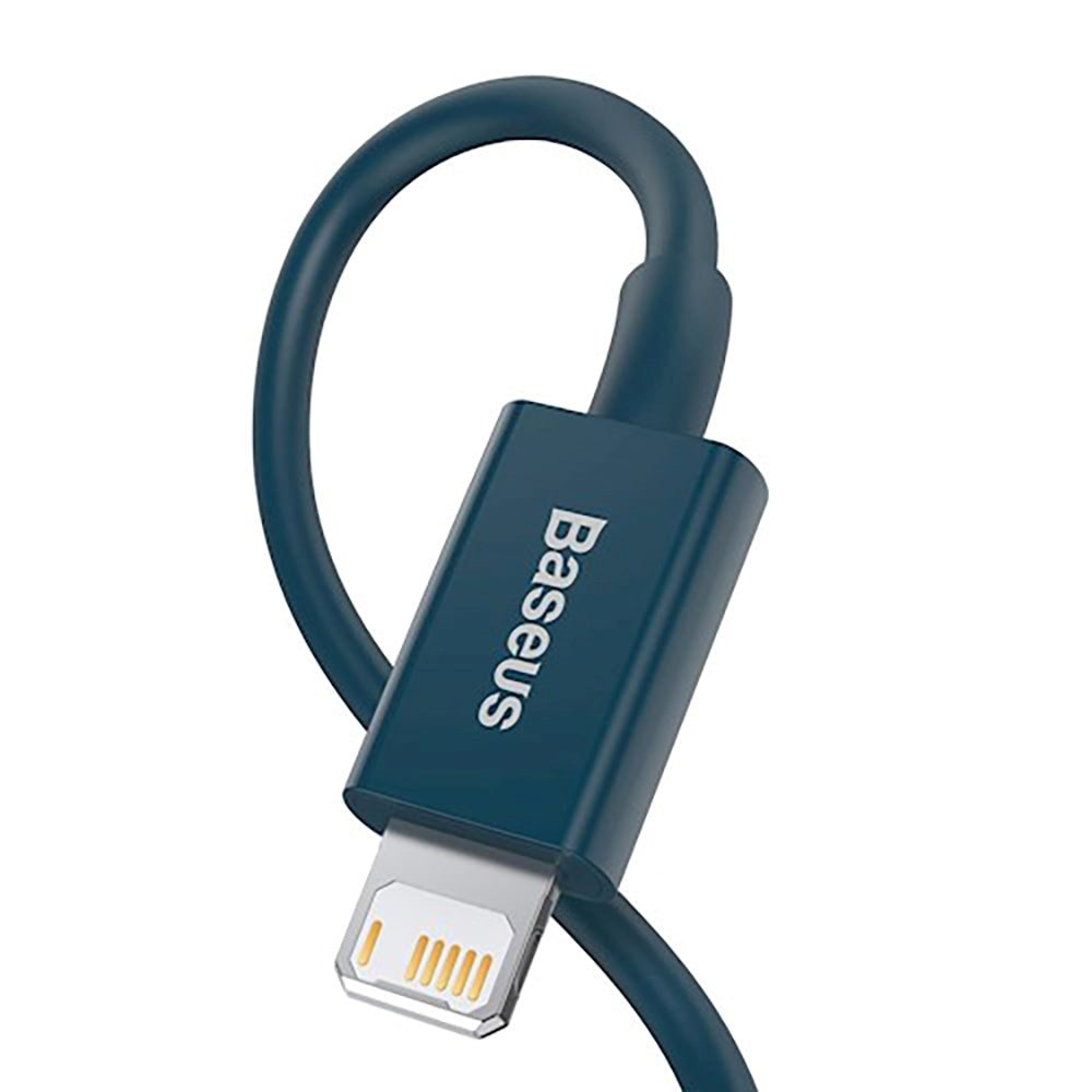 Baseus Superior Series 1m USB-A til Lightning Kabel - Blå