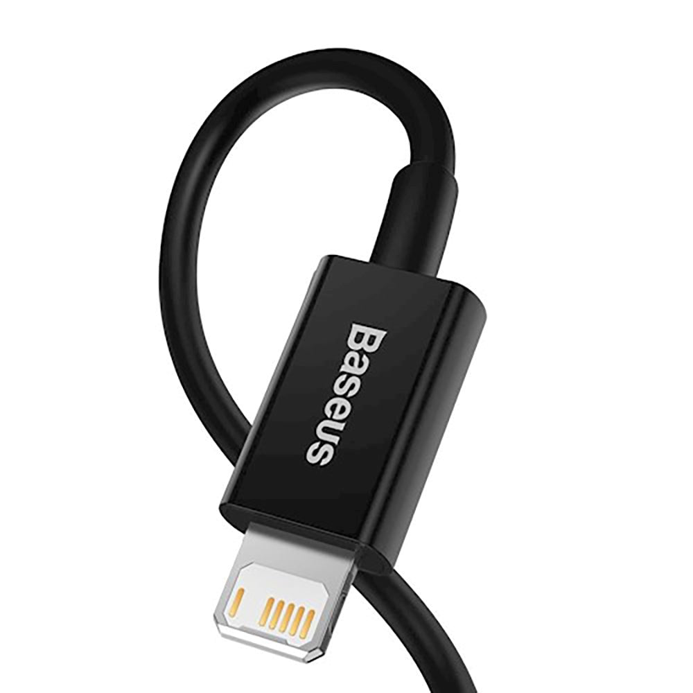 Baseus Superior Series 1m USB-A til Lightning Kabel - Sort