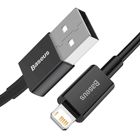 Baseus Superior Series 1m USB-A til Lightning Kabel - Sort