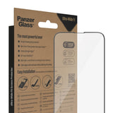 iPhone 14 / 13 / 13 Pro PanzerGlass AntiBacterial Ultra Wide Fit Skærmbeskyttelsesglas - Diamond Strength - Gennemsigtig