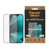 iPhone 14 Plus / 13 Pro Max PanzerGlass AntiBacterial Ultra-Wide Fit Skærmbeskyttelsesglas - EasyAligner - Diamond Strength - Gennemsigtig