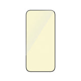iPhone 15 / 16 PanzerGlass Ultra Wide Fit Beskyttelsesglas m. EasyAligner - Anti-Reflective - Anti-Blue Light - Diamond Strength - Gennemsigtig / Sort Kant