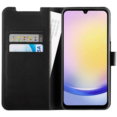 Samsung Galaxy A25 (5G) Vivanco Classic Wallet Flip Cover m. Kortholder - Sort